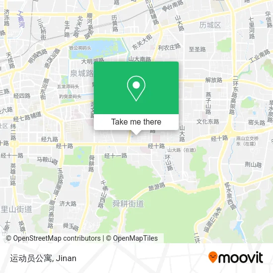 运动员公寓 map
