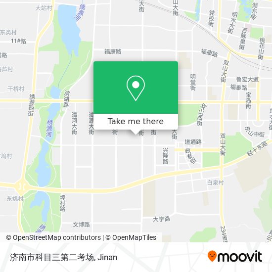 济南市科目三第二考场 map
