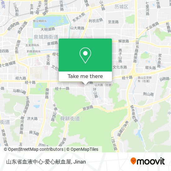 山东省血液中心-爱心献血屋 map