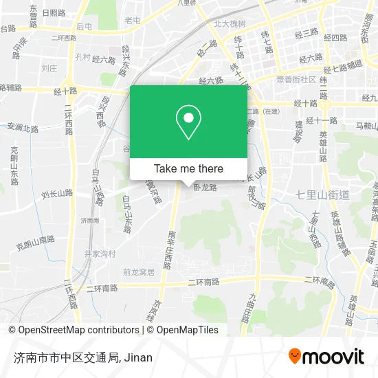 济南市市中区交通局 map