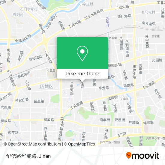 华信路华能路 map