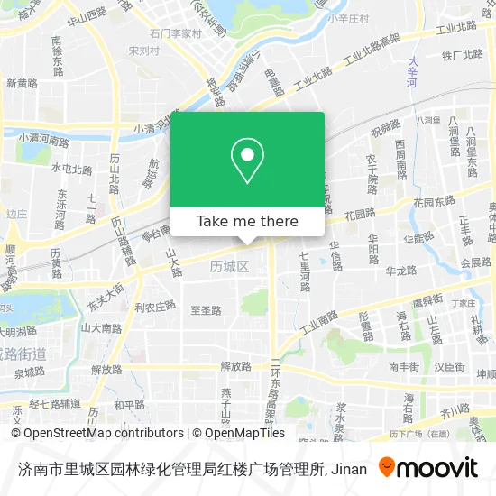 济南市里城区园林绿化管理局红楼广场管理所 map
