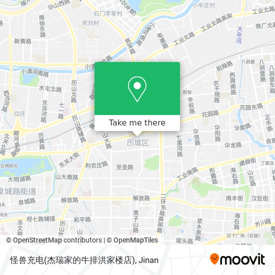 怪兽充电(杰瑞家的牛排洪家楼店) map