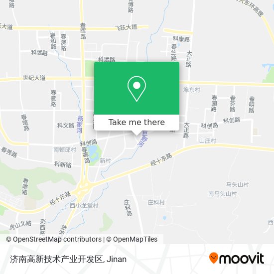 济南高新技术产业开发区 map
