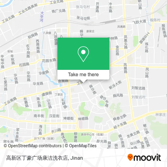 高新区丁豪广场康洁洗衣店 map