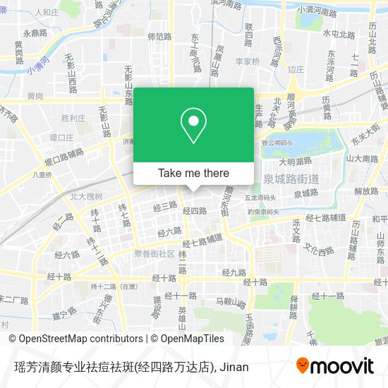 瑶芳清颜专业祛痘祛斑(经四路万达店) map