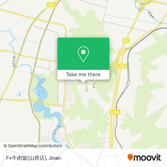 F+牛肉饭(山师店) map