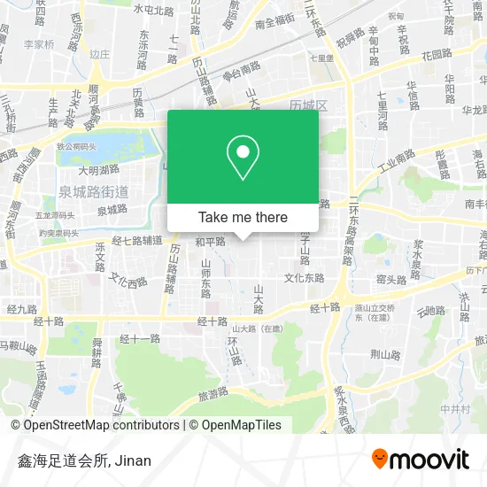 鑫海足道会所 map