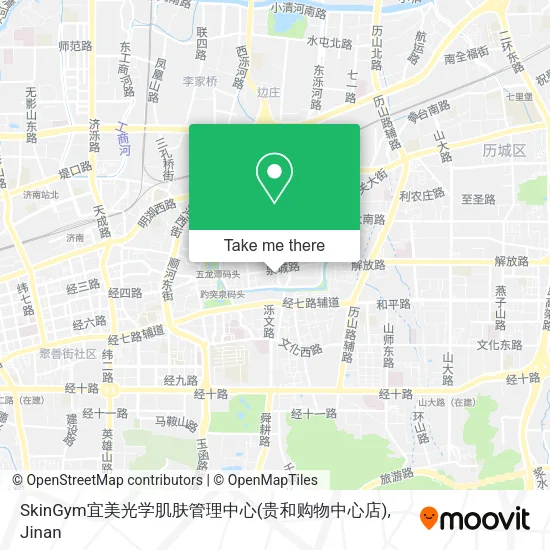SkinGym宜美光学肌肤管理中心(贵和购物中心店) map