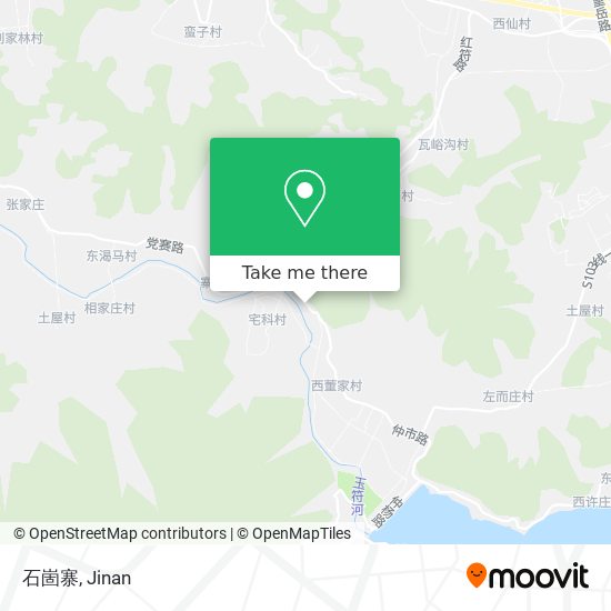 石崮寨 map