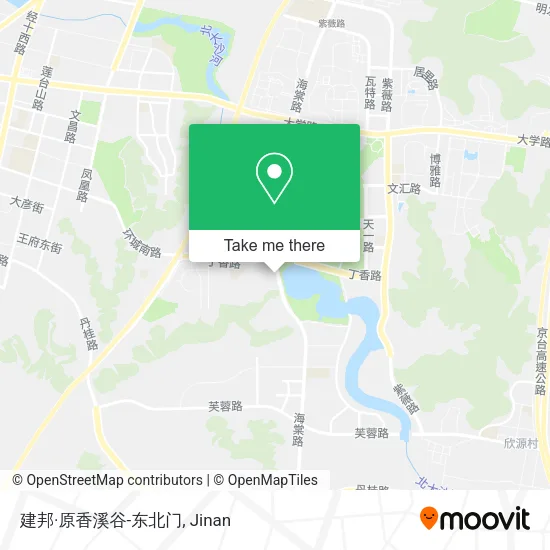 建邦·原香溪谷-东北门 map
