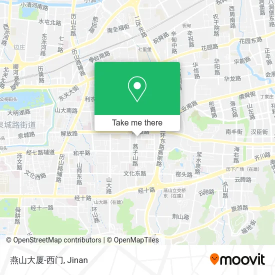 燕山大厦-西门 map