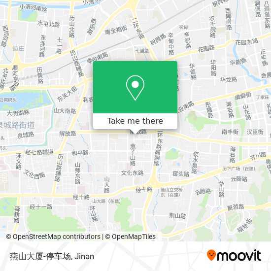 燕山大厦-停车场 map