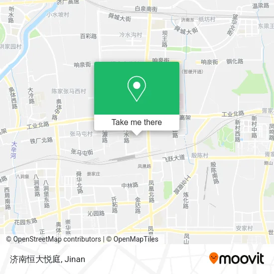 济南恒大悦庭 map