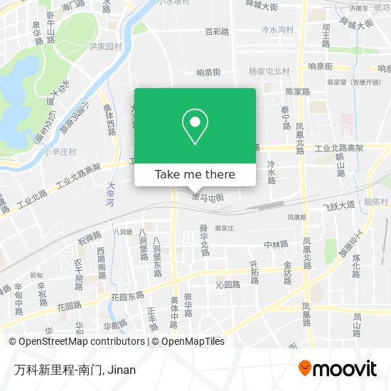 万科新里程-南门 map