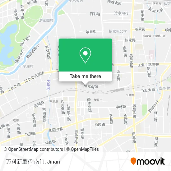 万科新里程-南门 map