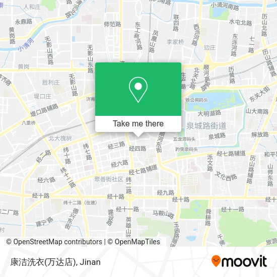 康洁洗衣(万达店) map