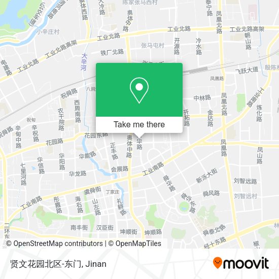 贤文花园北区-东门 map