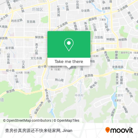 查房价真房源还不快来链家网 map