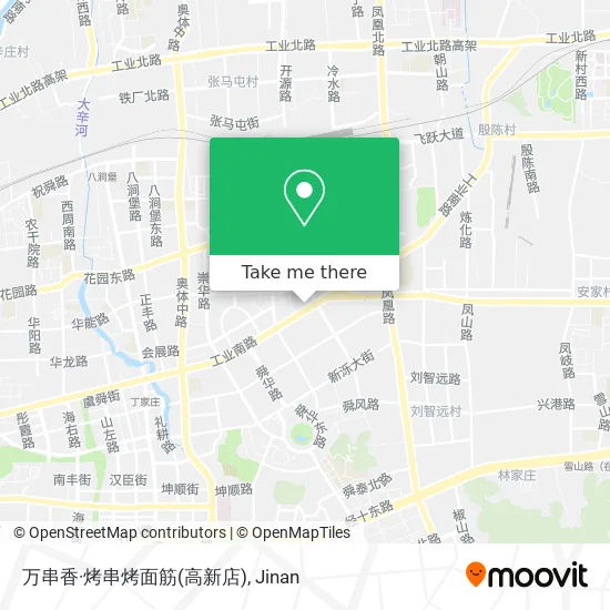 万串香·烤串烤面筋(高新店) map