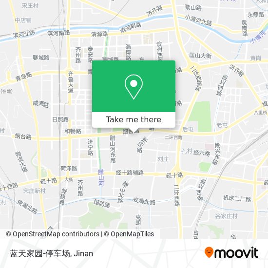 蓝天家园-停车场 map