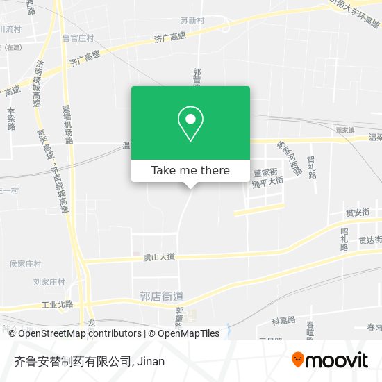 齐鲁安替制药有限公司 map