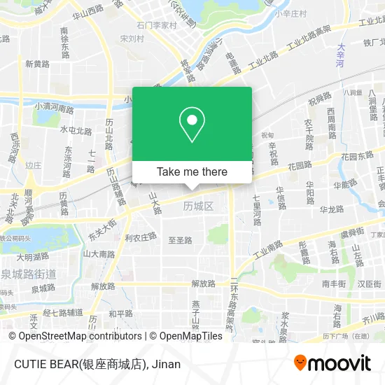 CUTIE BEAR(银座商城店) map