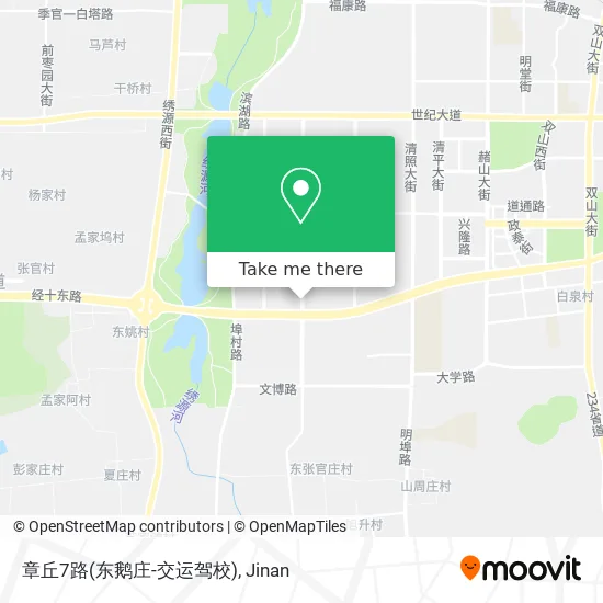 章丘7路(东鹅庄-交运驾校) map