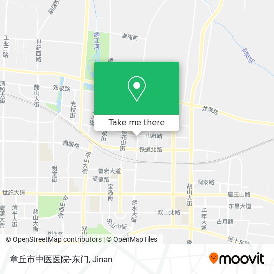 章丘市中医医院-东门 map