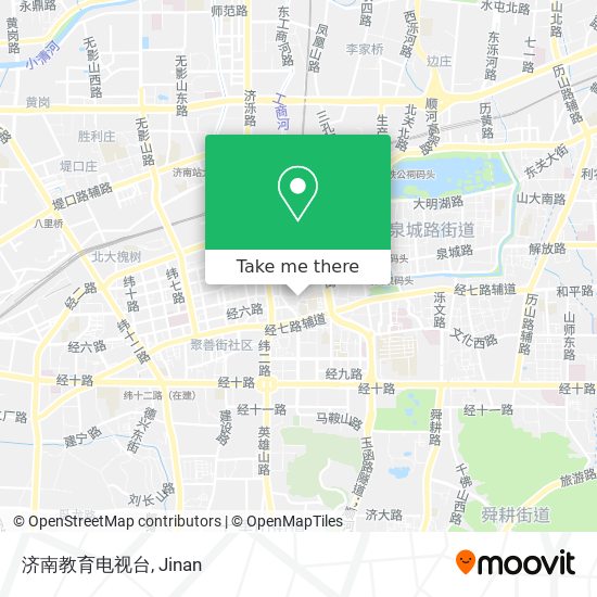 济南教育电视台 map