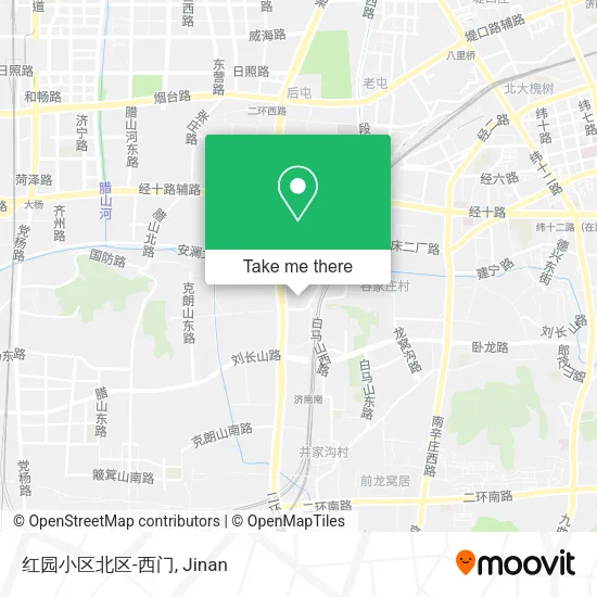 红园小区北区-西门 map