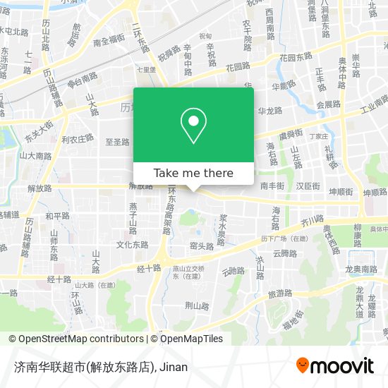 济南华联超市(解放东路店) map