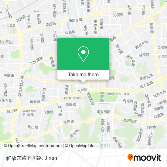 解放东路齐川路 map