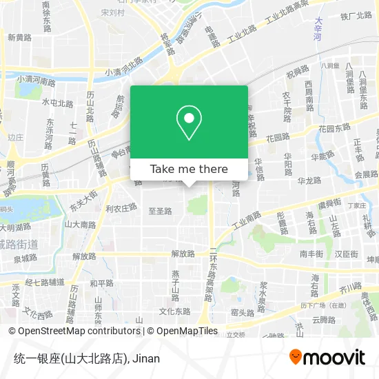 统一银座(山大北路店) map