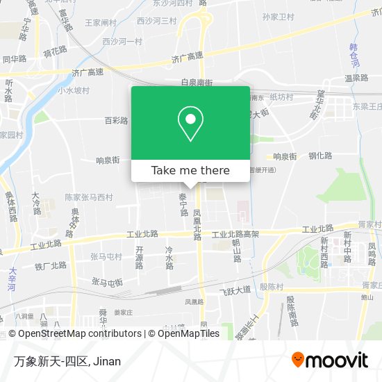 万象新天-四区 map