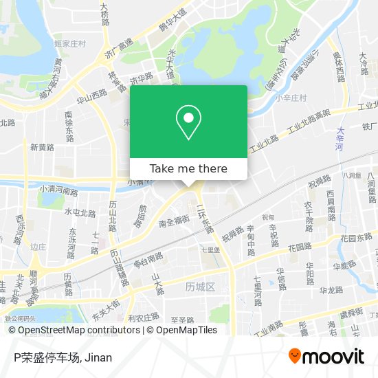 P荣盛停车场 map