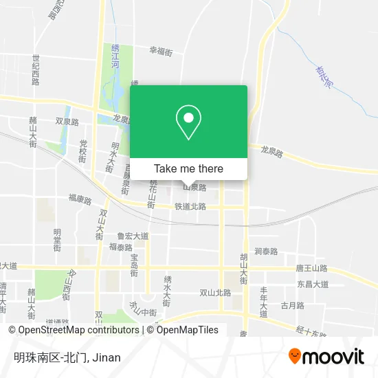 明珠南区-北门 map