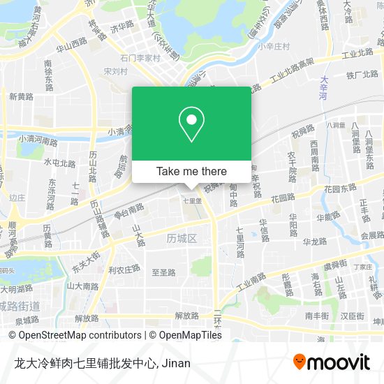 龙大冷鲜肉七里铺批发中心 map