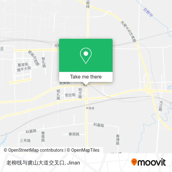 老柳线与虞山大道交叉口 map
