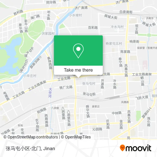 张马屯小区-北门 map