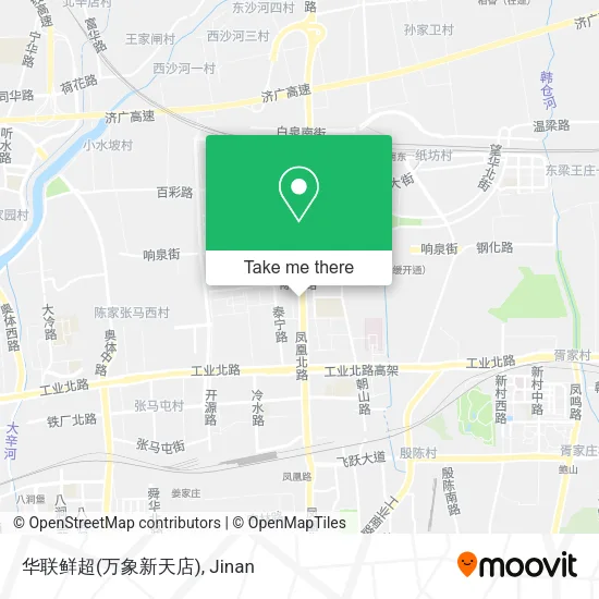 华联鲜超(万象新天店) map