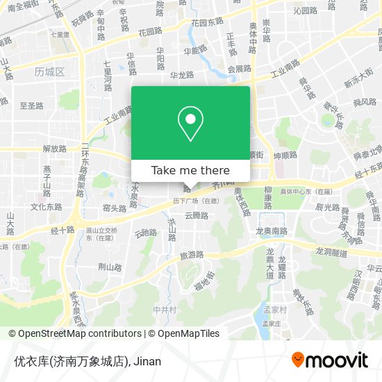 优衣库(济南万象城店) map