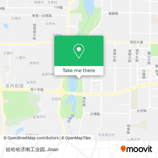 娃哈哈济南工业园 map