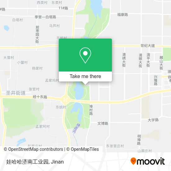 娃哈哈济南工业园 map