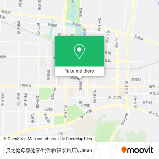 贝之健母婴健康生活馆(福泰路店) map