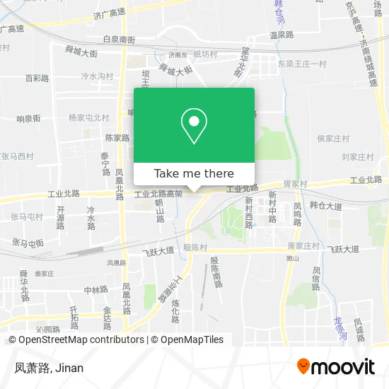 凤萧路 map