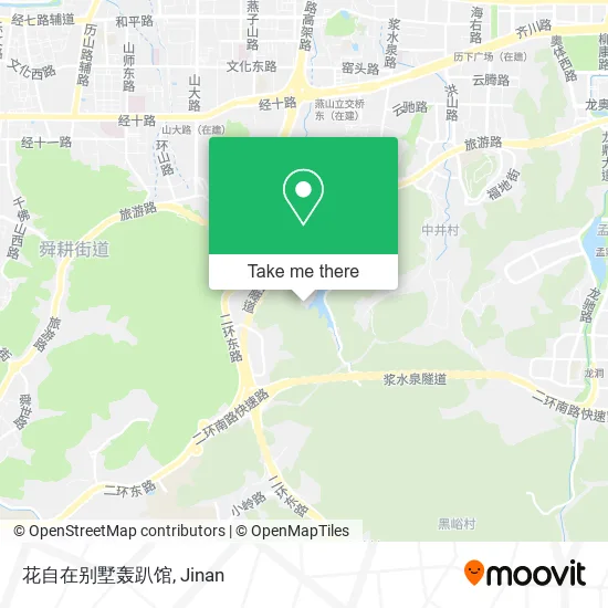 花自在别墅轰趴馆 map
