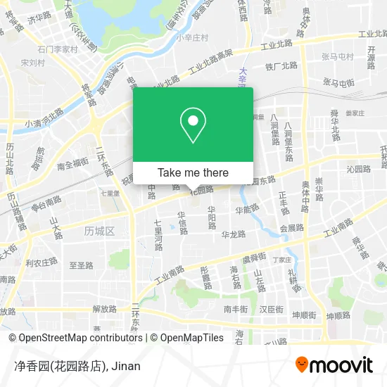 净香园(花园路店) map