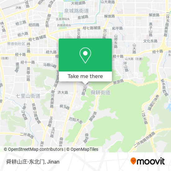 舜耕山庄-东北门 map