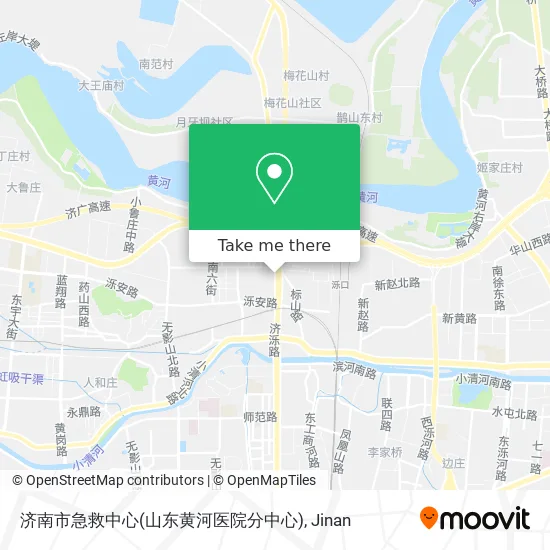 济南市急救中心(山东黄河医院分中心) map